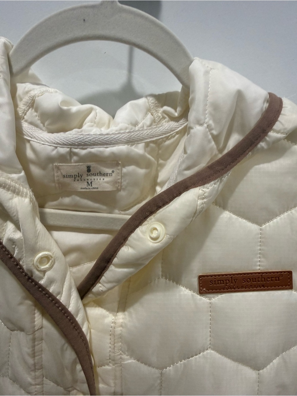 Simply Southern Simply Southern Checkerboard Fleece Pullover Hoodie - Picture 6 of 12
